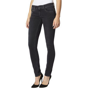 Pepe Jeans dámské džíny New Brook v barvě - sepraná černá - 25/32 (000)